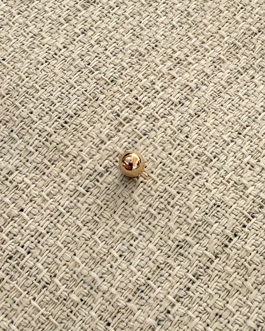 Tiny Gold-Filled Ball Studs — product photo